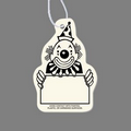 Paper Air Freshener Tag W/ Tab - Clown (Sign)